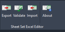 Sheet Set Excel Editor Ribbon